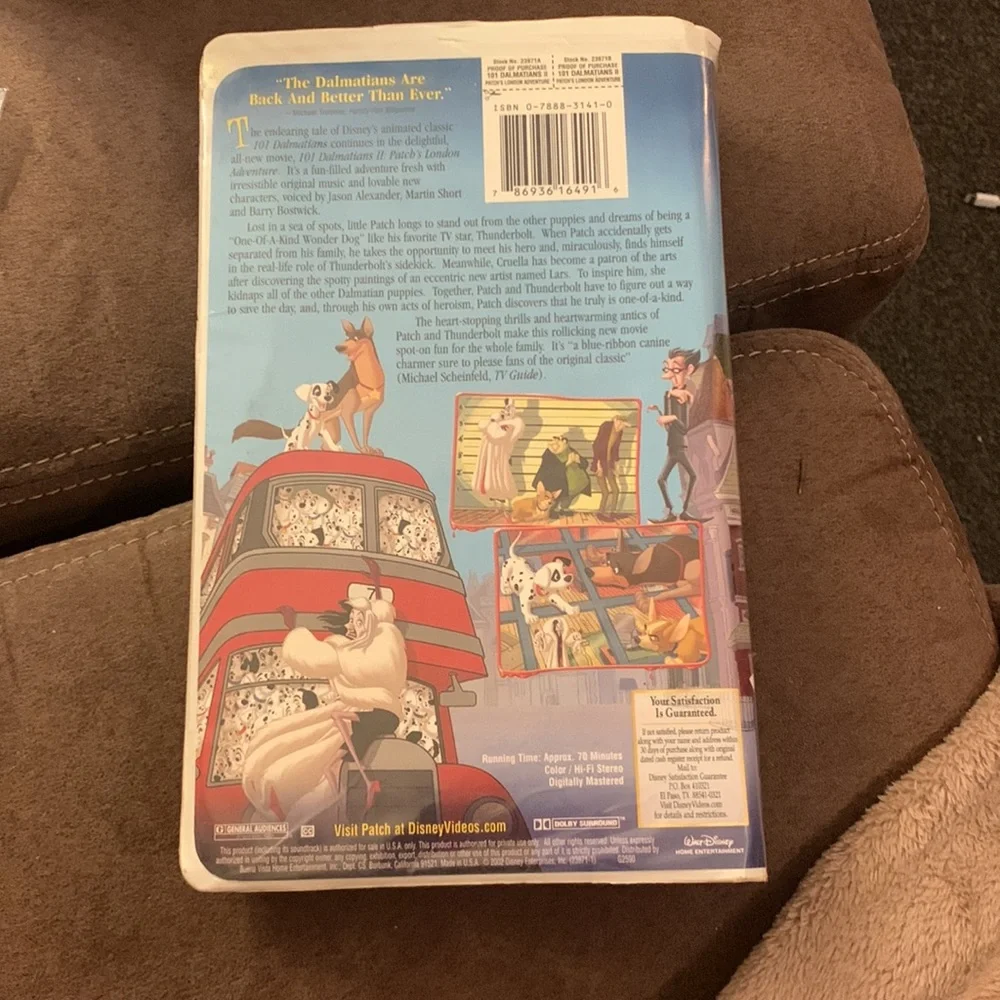 Walt Disney’s Dalmatians II, Patch’s London Adventure